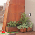 Metal Planting Box and Corten Steel Flower Pot