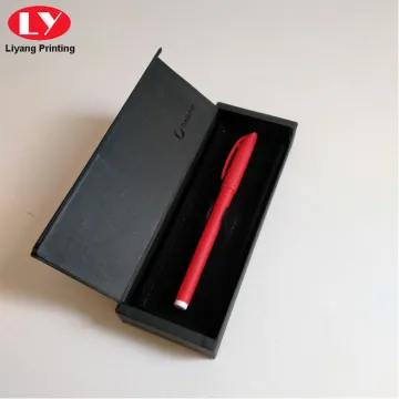 Luxury Black Empty Paper Box Custom Pen Boxes