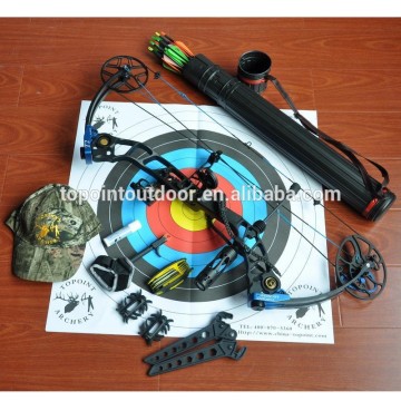 Topoint Archery Compound Bow T2,BLACK-BLUE color,High-end