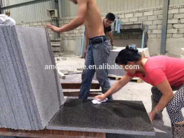Nero Impala Granite Slabs (Direct Factory + Good Price )