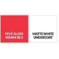 Feve Gloss Warm Red Aluminium Sheet