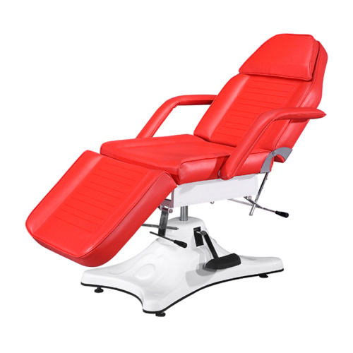 Lit de chaise de salon de beauté de cils de massage hydraulique de cils