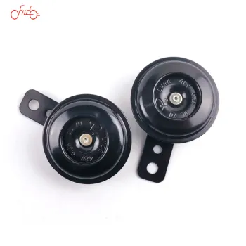 Universal 48V Motorcycle Electric Horn Kit: Loud 65mm Bell with 100-105dB Oud Tone for Scooters and Bicycles