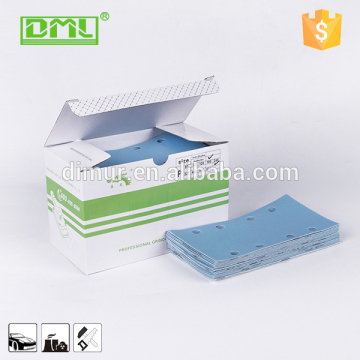 4.4 inch hook and loop rectangle sand paper for polishing