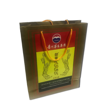 Sacos de presente de papel de vinho