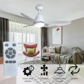 Ceiling Fan with Dimmable Light & Remote Control