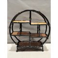 Mini Rundes Qiong Bambus Antikes Regal
