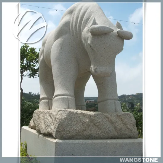 Modern Marble Bull Life-size Animal Stone Statue