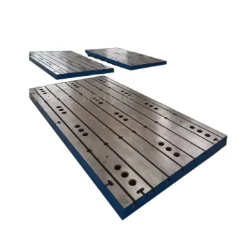 High-Quality T-Groove Platform: Thick Cast Iron Panels and Large Plates for Durable Supports