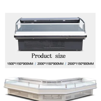 High Performance Meat Shop Service Counter Showcase in Supermarkets