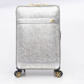 Snake Leather Travel Trolley Suitcase