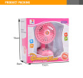 Brinquedo de plástico rosa Mini ventilador para crianças