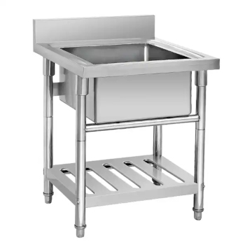 Stainless Steel Industrial Single and Multi-Bowl Commercial Sinks and Kitchen Faucets