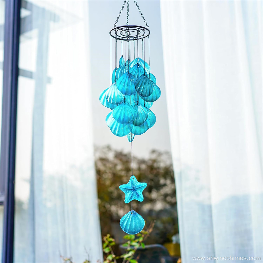 Elegant Stained Glass Wind Chimes for Outdoor Spaces