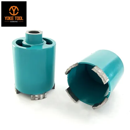 M14 Threaded Diamond Stone Hole Saw For Industry Drilling