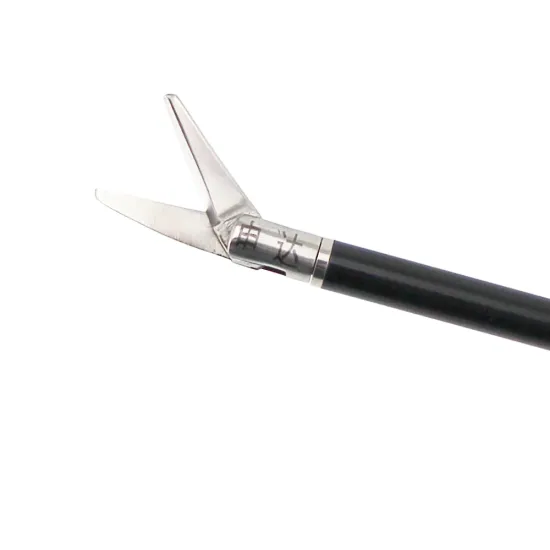 5mm Laparoscopic Surgical Curved Scissors Single Action