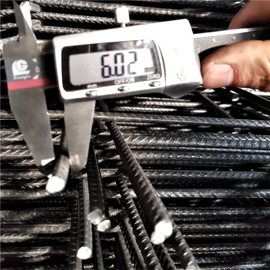 China-Origin 150x150mm 6 Gauge Concrete Reinforcing Welded Wire Mesh for Structural Support