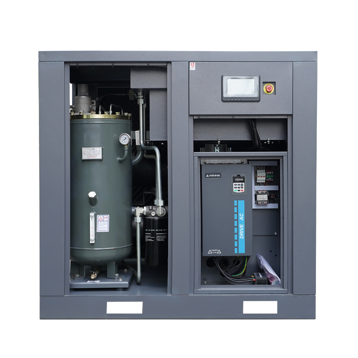 Low-pressure screw air compressor