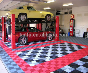 Tanfu 13mm thickness White Exhibition Garage Anti-Slip Floor Mat for Carport