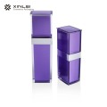 Square shape double wall plastic lotion bottle