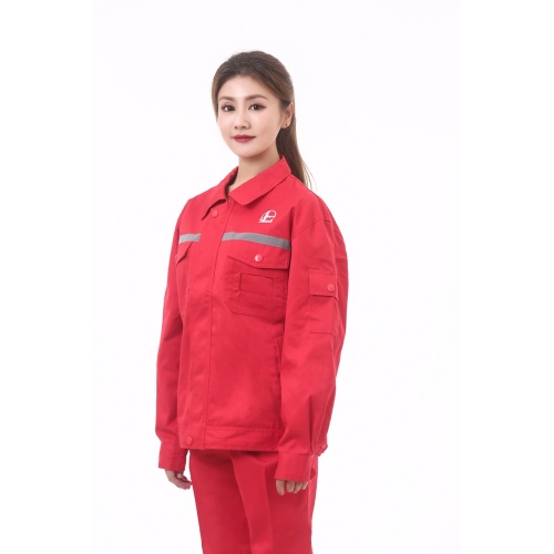 Oil Field Clothes Unique Design Flag Red Oil Field AntiStatic Clothes Supplier