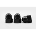 Black Zinc-Plated Acorn Cap Nuts Dome Head Decorate Nut