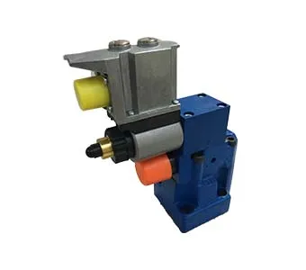 Proportional pressure relief valve pilot-operated
