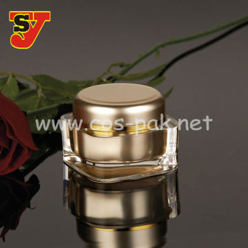 Square Cosmetic Acrylic Cream Jar