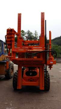 Highway Wave Guardrail Installation Machine