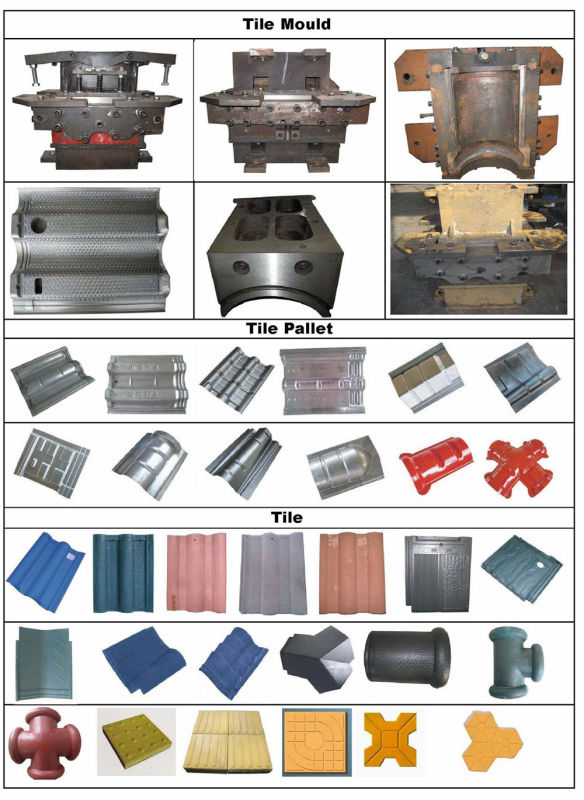 Cement Color Roof Tile Making Machine