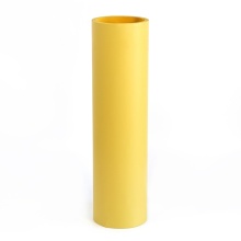 Yellow colored polypropylene PP roll extruded sheet