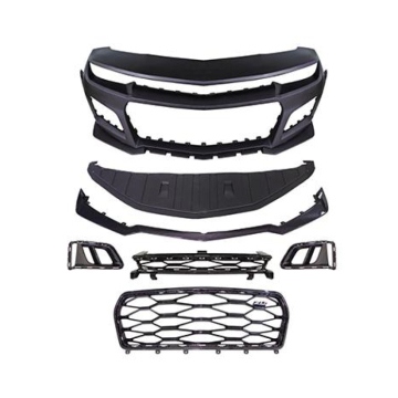 ZL1 Style Black PP Cover Conversion Lip Grille Grill Body Kit for Chevrolet Camaro 6th Gen 2016-2018