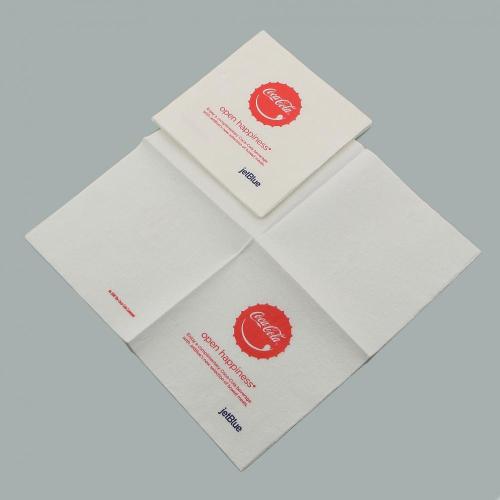 White Beverage Paper Napkins