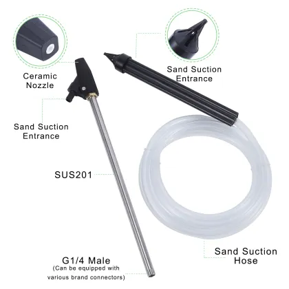 Wet Sand Blasting Lance with Hydro Sandblasting Nozzle for Descaling