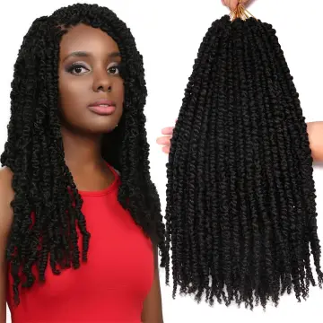 Pre Looped Long Bohemian Braids Curl Passion Twist Synthetic Braiding Hair Extensions Water Wave Passion Twist Crochet Hair