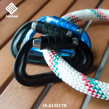 JENSAN Wholesale Customizable Camping Hiking Outdoor Accessories: Safety Snap Hooks, Keychains, and Locking Aluminum Alloy Carabiners