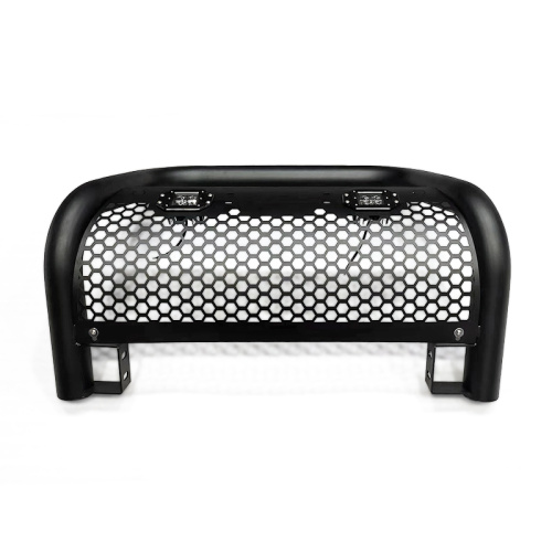 U-shaped honeycomb baffle iron front bumper