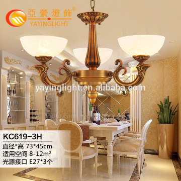 modern brass glass chandeliers pendant for dining room, fancy elegant nice dinning room medium pendant