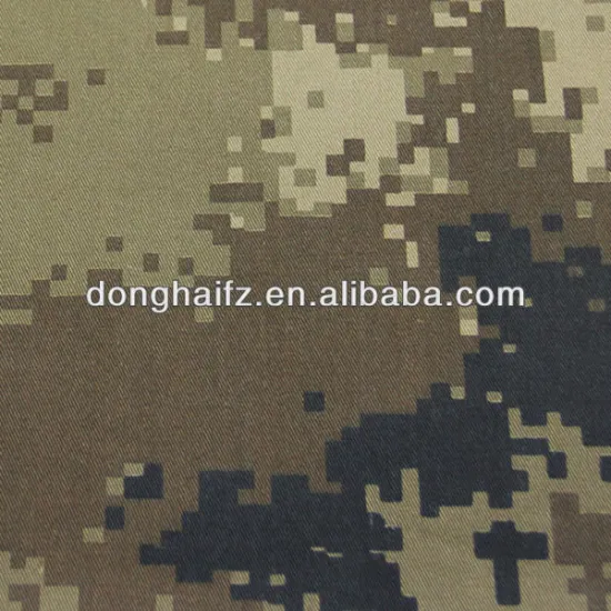 100% cotton fabric twill fabric digital printing camouflage fabric