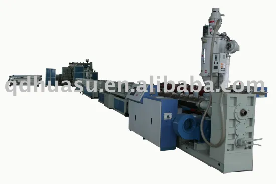 PE Huge Caliber Hollowness Wall Spiral Pipe Extrusion Line