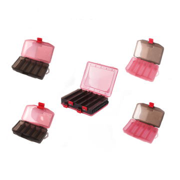 Super Strong Waterproof 128mm*63mm*26mm Plastic Fishing Box - Tackle & Lure Storage for Lake, River & Ocean Fishing