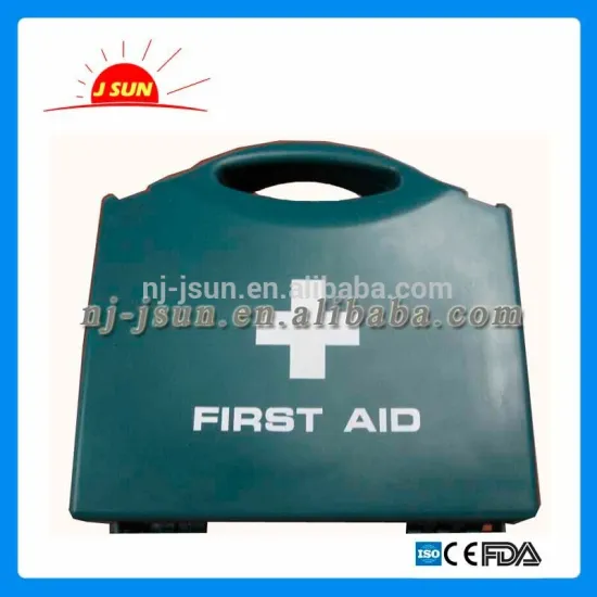 2015 wholesale PP ABS Hospital Medical emergency Empty First Aid container with handle kit First Aid empty box with cross