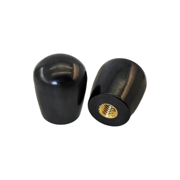 Bakelite Oval Black Red Female Brass Threaded Knob for Machine Tool Handle