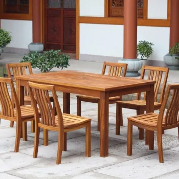 High-End Luxury Outdoor Garden Dining Set with Cushions - 8 Pieces