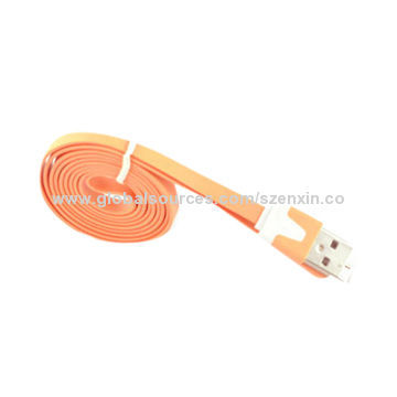 Noodle flat micro USB cable for Samsung
