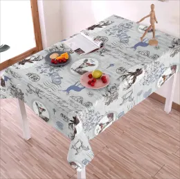 Hot selling design Glossy PVC tablecloth waterproof