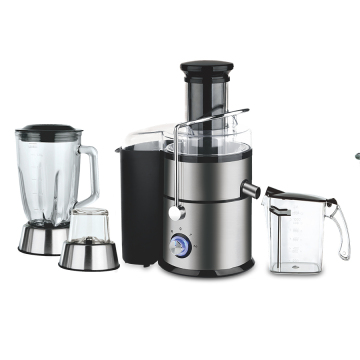 Commercial Stainless Steel High-Speed Juicer Blender with Electric Copper Motor