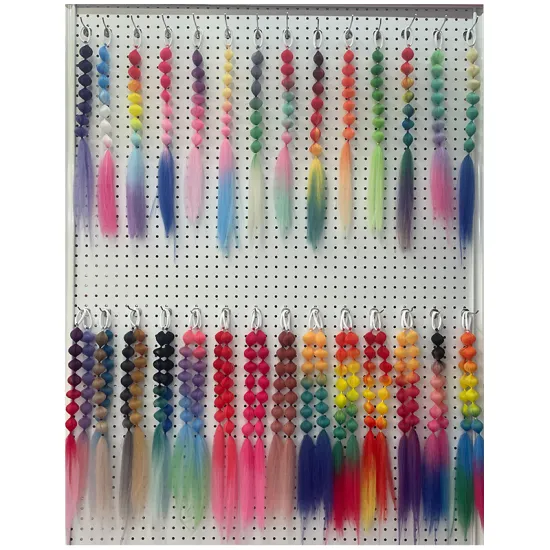 Vivian Wholesale: 24-inch Colorful Kids Hair Bubbles - Vibrant Hair Accessories for Children