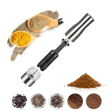 Stainless manual salt and pepper grinder mill set-A