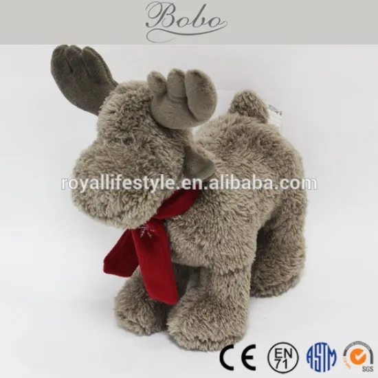 2015 new design for Christmas gift plush stuffed reindeer toy